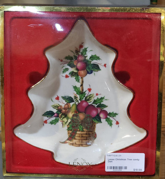 Lenox Christmas Tree Candy Dish
