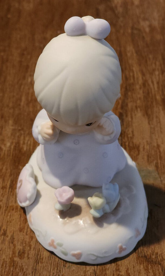 Precious Moments Figurine "Growing in Grace" Girl Age Three (1994)