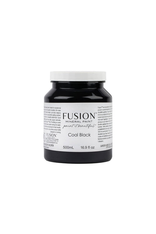 500mL - Fusion Paint: Coal Black
