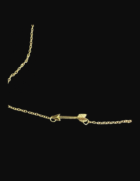 Small Gold Arrow Necklace
