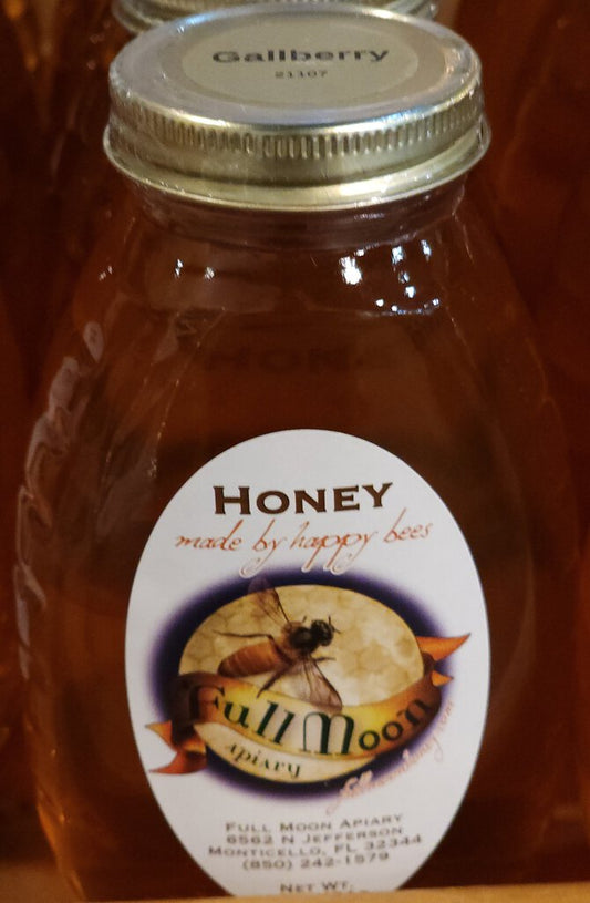 Gallberry Honey 1lb Glass Jar