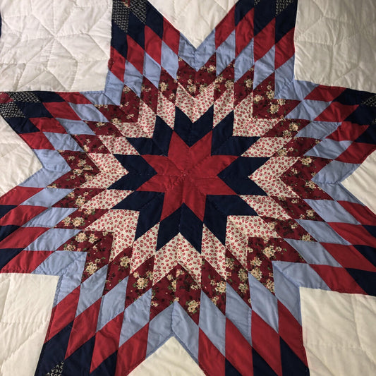 Handmade Star Quilt - Queen Size