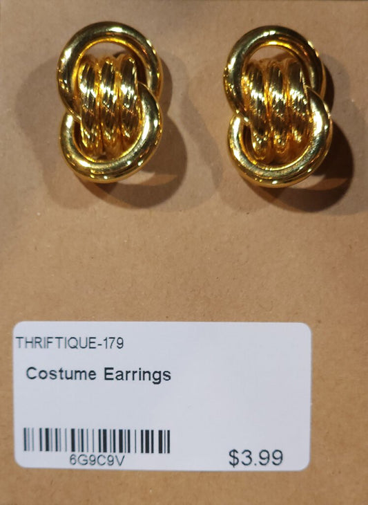 Golden Knot Earrings