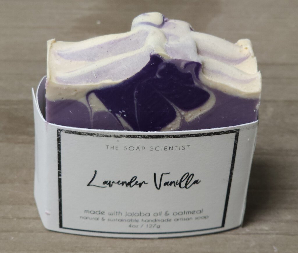 Lavender Vanilla Handmade Soap 4oz