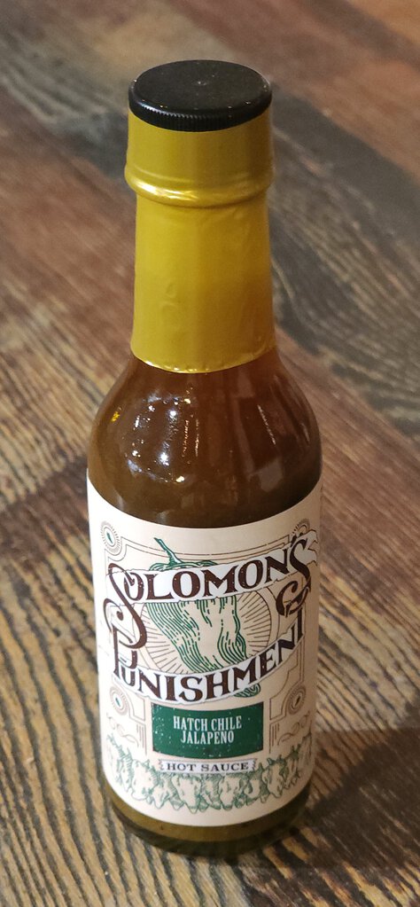 Solomon's Punishment - Hatch Chile Jalapeno Hot Sauce