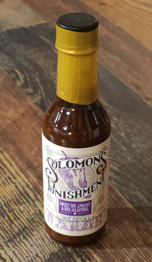 Solomon's Punishment - Sweet Soy, Apricot & Red Jalapenos Hot Sauce