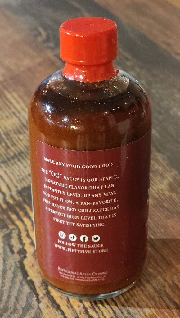 The "OG" Hot Sauce - The Fifty Five Sauce