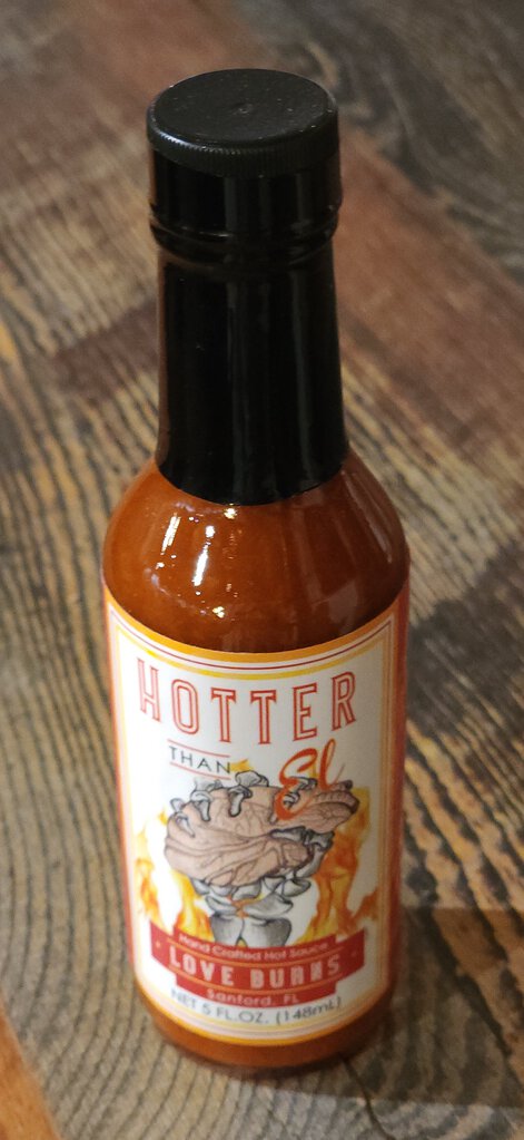 Hotter Than El - Love Burns Hot Sauce