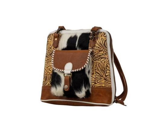 Myra Bag Prarie Grassland Canvas & Hairon Backpack