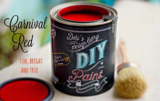 Carnival Red DIY Paint 16oz