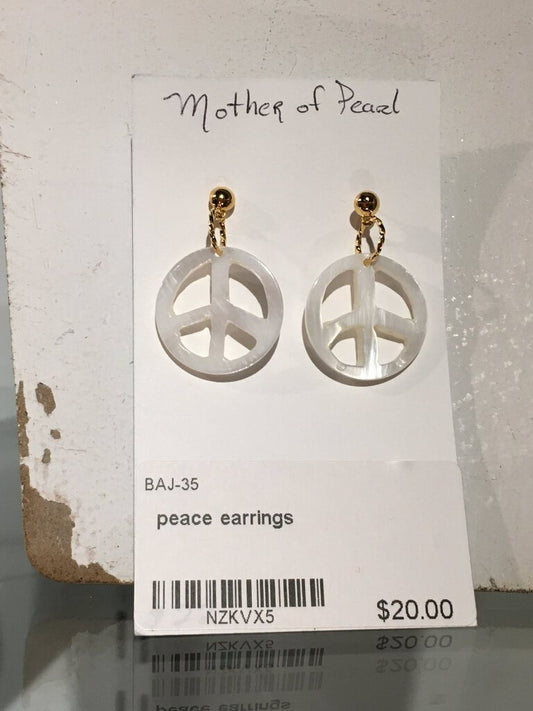 peace earrings