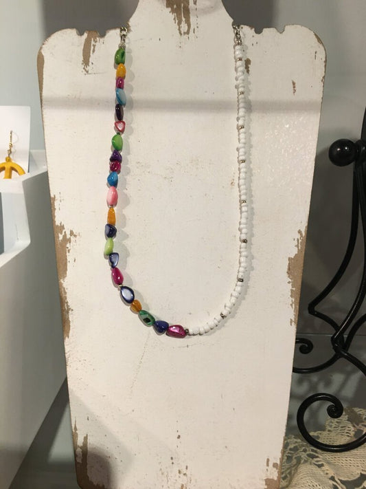 half and half necklace
