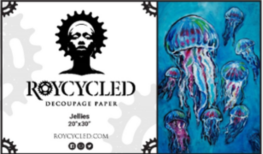 Roycycled 50 Jellies Decoupage Paper